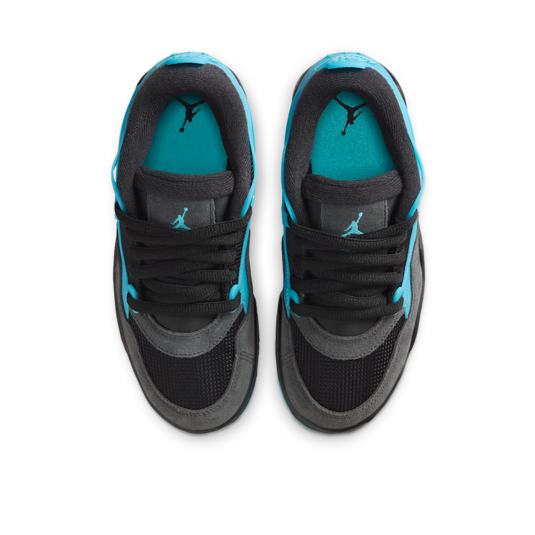 Overkicks - Air Jordan 4 RM Black Gamma Blue (GS) (FQ7938-040) - imagen 3