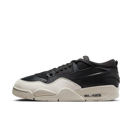 Overkicks - Air Jordan 4 RM Black Light Bone (FQ7939-001) - vista lateral