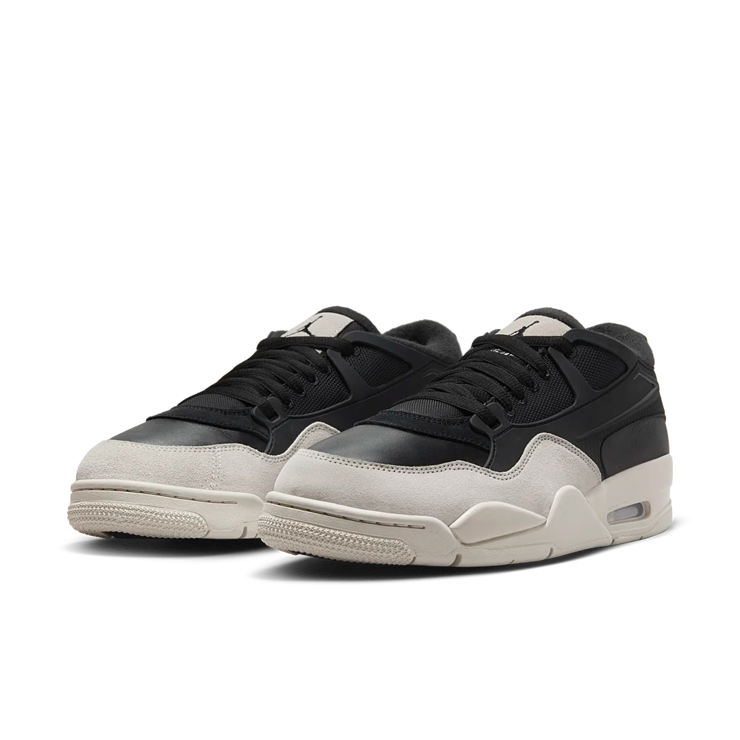 Overkicks - Air Jordan 4 RM Black Light Bone (FQ7939-001) - vista trasera