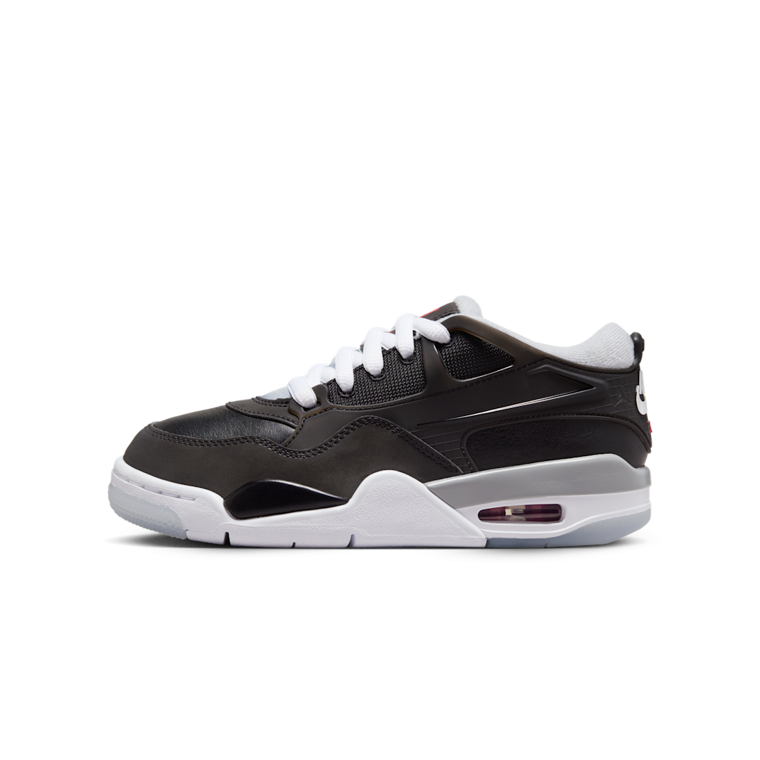 Overkicks - Air Jordan 4 RM Black Metallic (GS) (HV5187-010) - vista lateral