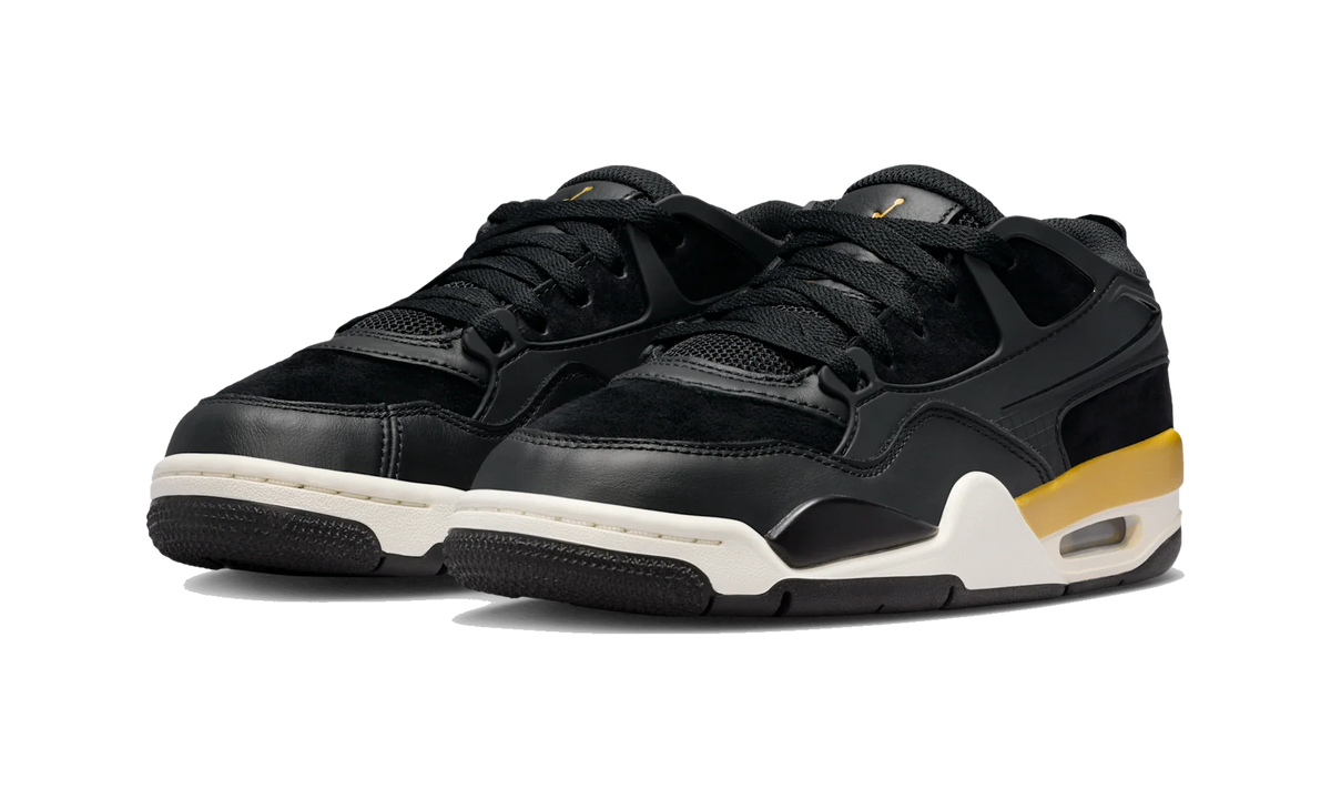 Overkicks - Air Jordan 4 RM Black Metallic Gold (GS) (IM6033-010) - imagen 2