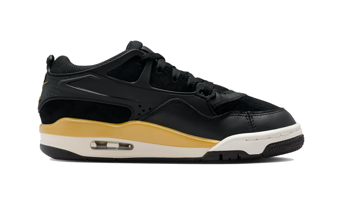 Overkicks - Air Jordan 4 RM Black Metallic Gold (GS) (IM6033-010) - imagen 4