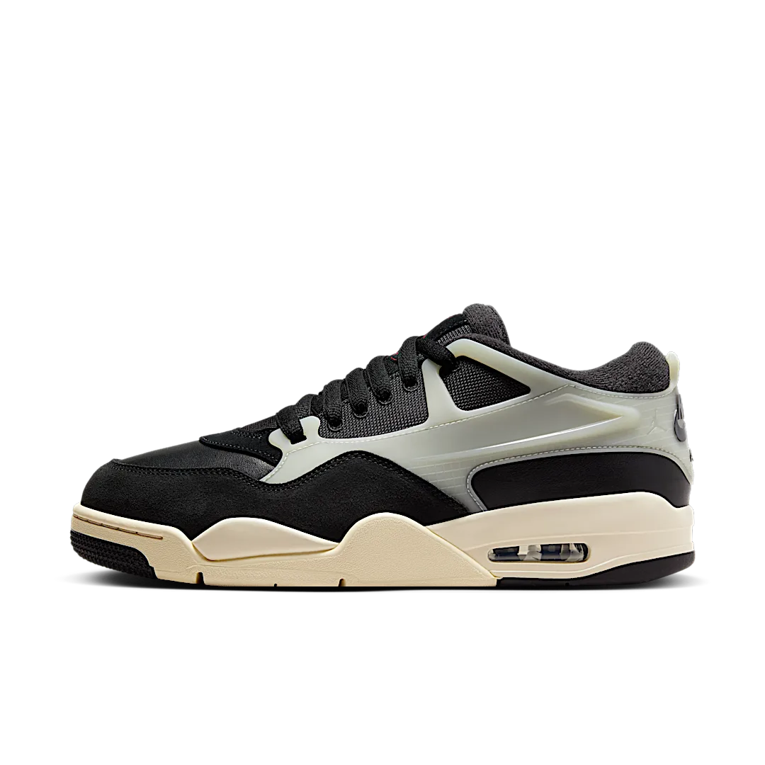 Overkicks - Air Jordan 4 RM Black Sail (FQ7939-006) - vista lateral