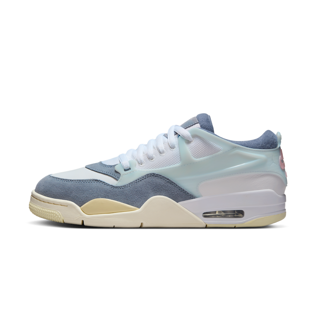 Overkicks - Air Jordan 4 RM Diffused Blue Ashen Slate (FQ7939-101) - vista lateral