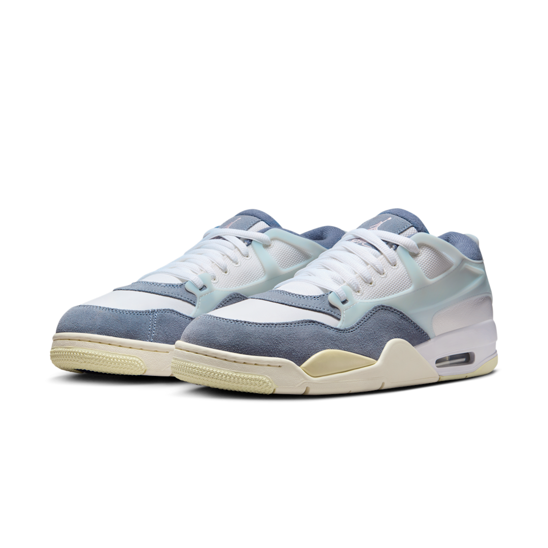 Overkicks - Air Jordan 4 RM Diffused Blue Ashen Slate (FQ7939-101) - vista trasera