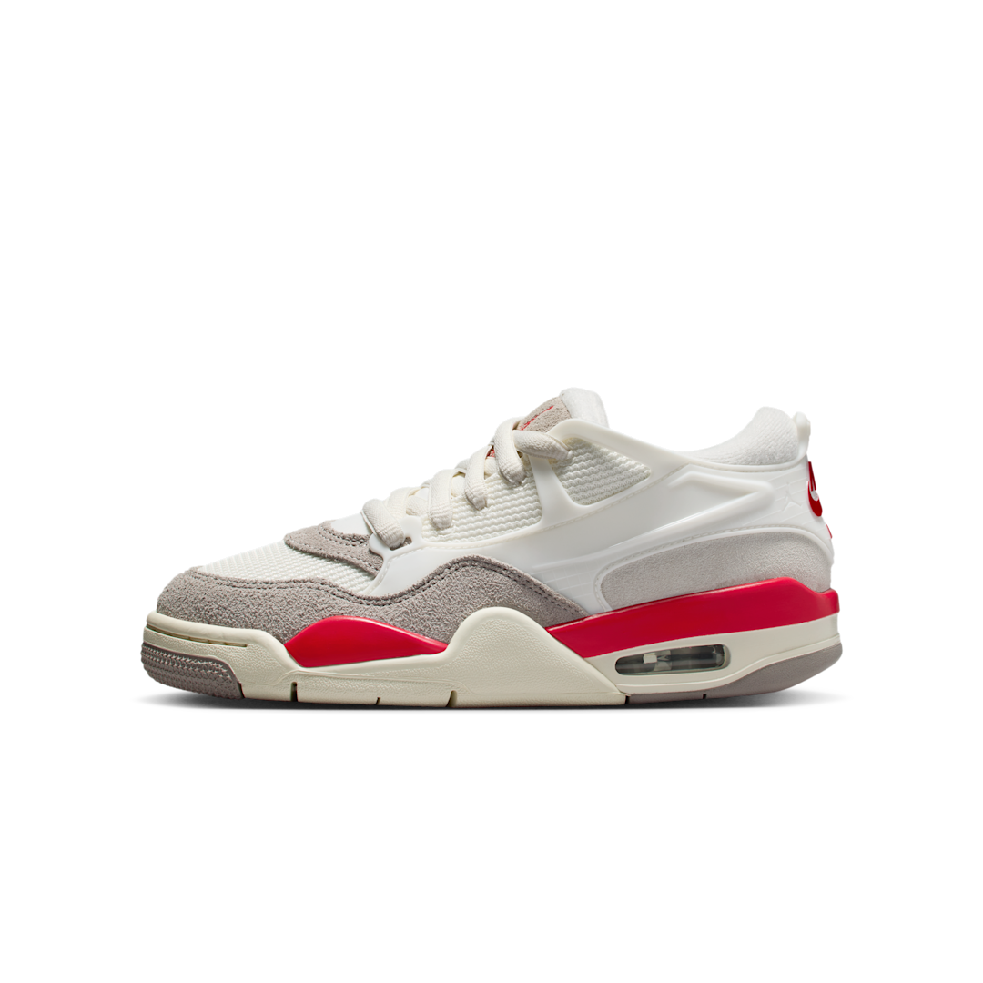 Overkicks - Air Jordan 4 RM Fire Red (GS) (IH7458-100) - vista lateral
