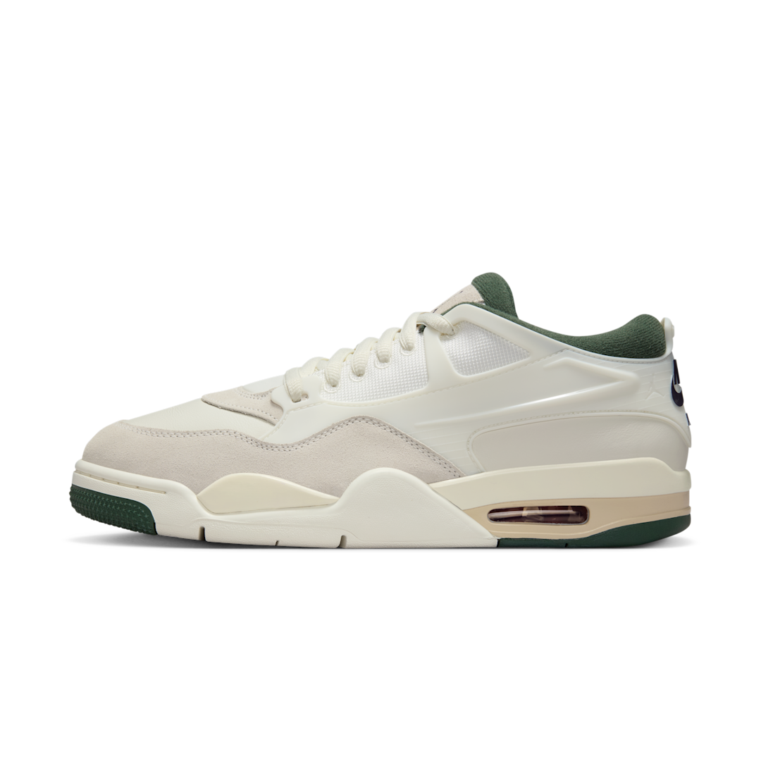 Overkicks - Air Jordan 4 RM Light Cream Midnight Green (FQ7939-105) - vista lateral