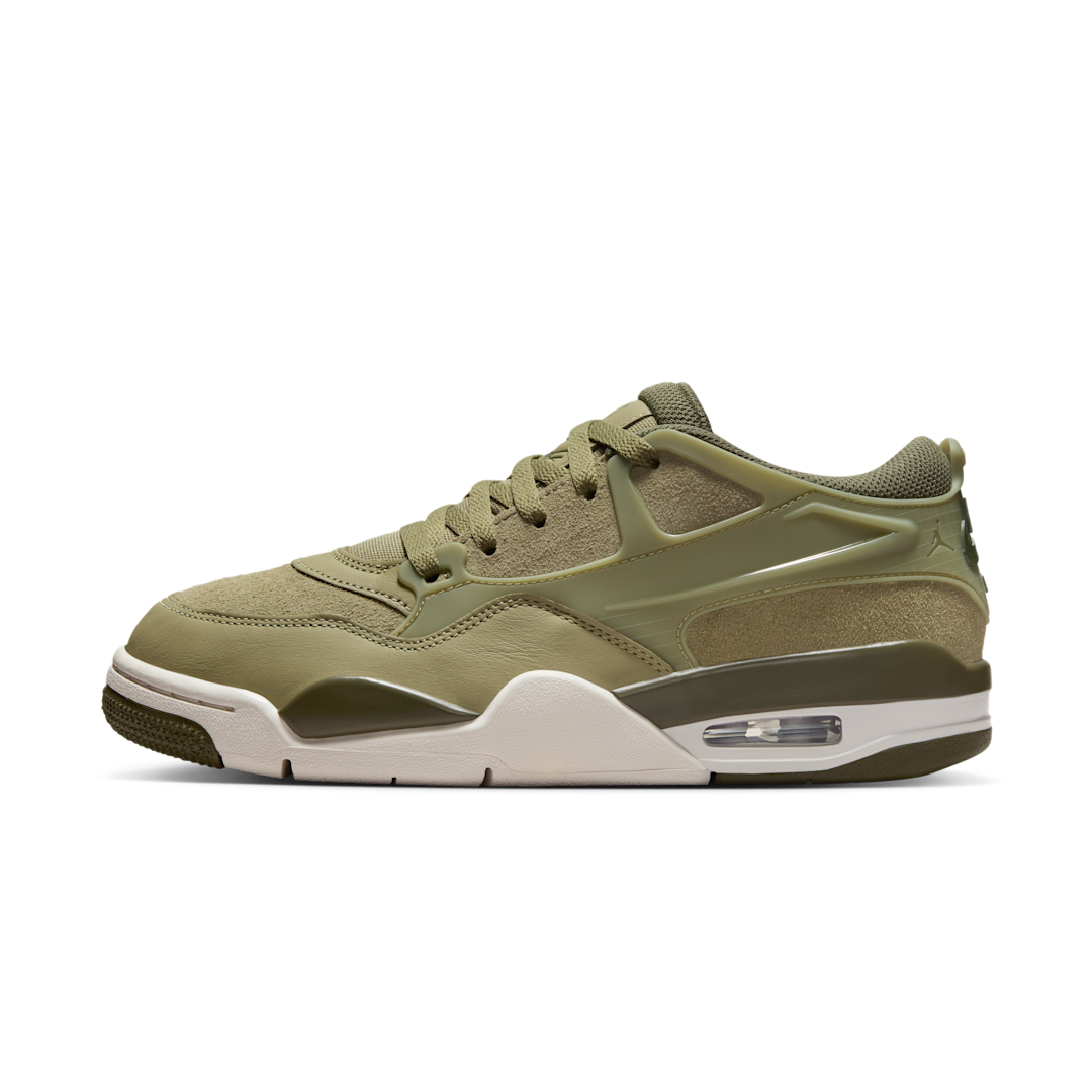 Overkicks - Air Jordan 4 RM Olive Phantom (IB7694-201) - vista lateral