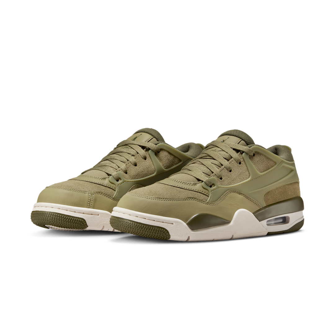 Overkicks - Air Jordan 4 RM Olive Phantom (IB7694-201) - vista trasera
