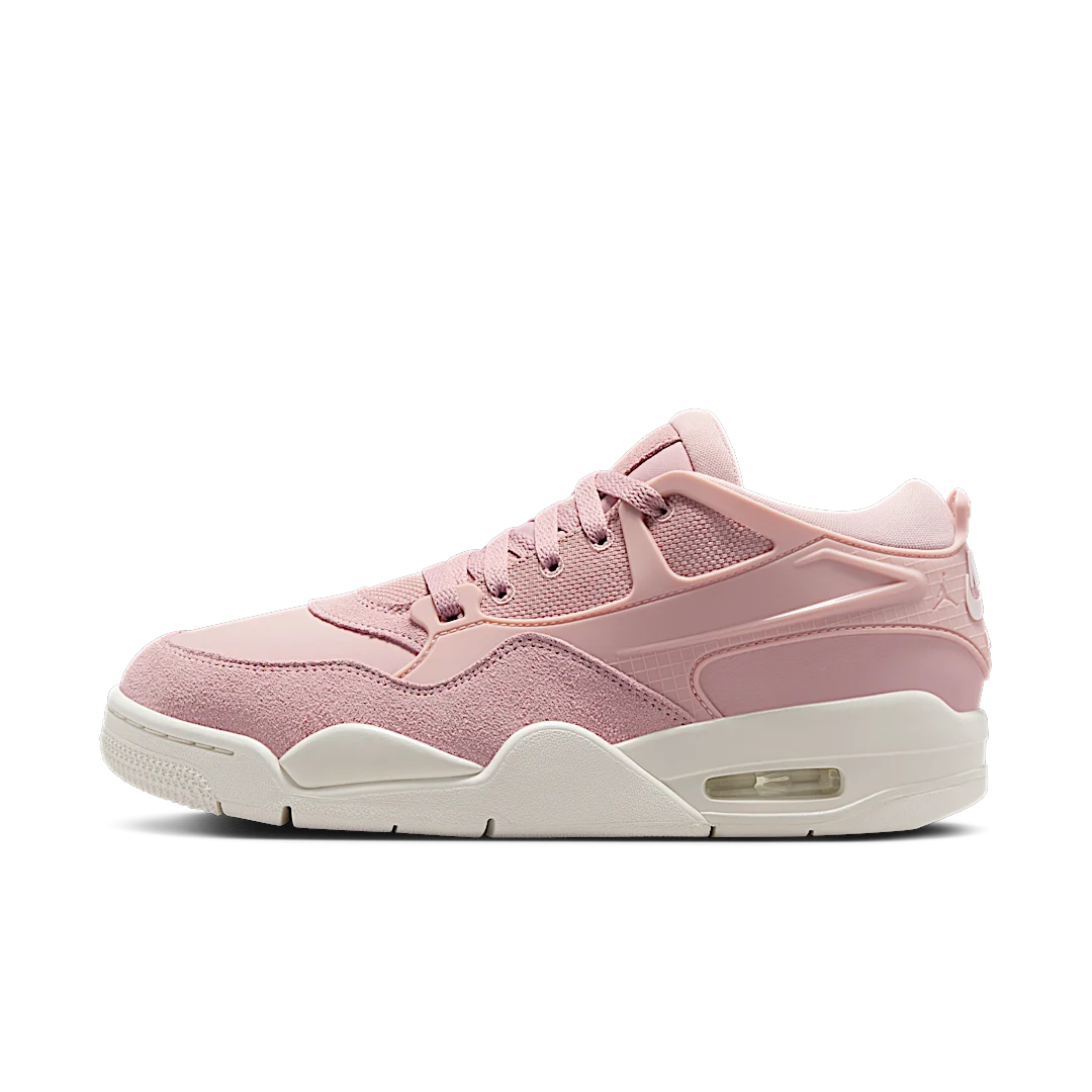 Overkicks - Air Jordan 4 RM Pink Oxford (Womens) (FQ7940-600) - vista lateral