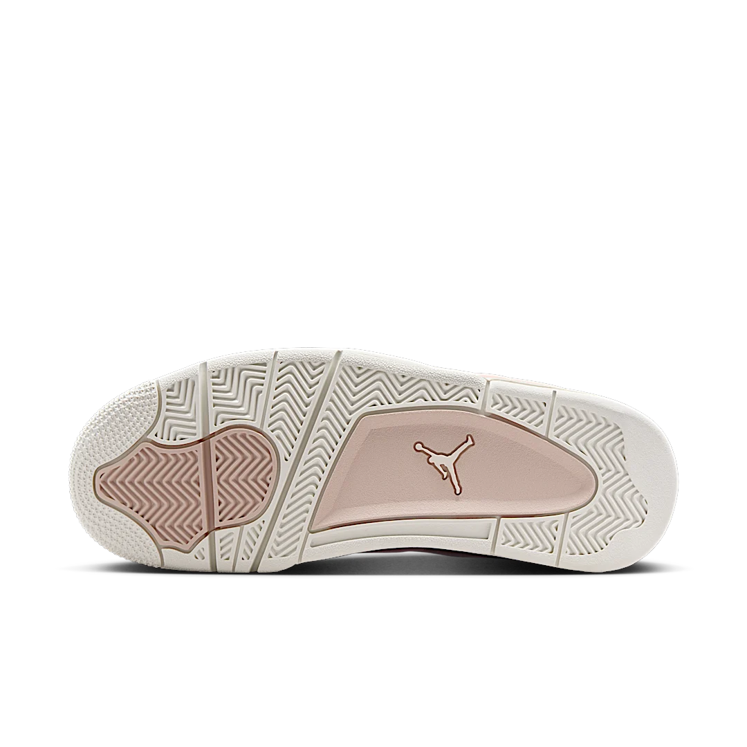 Overkicks - Air Jordan 4 RM Pink Oxford (Womens) (FQ7940-600) - detalle suela