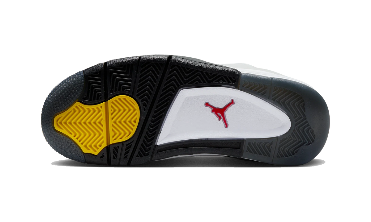 Overkicks - Air Jordan 4 RM Premium White Black Smoke Grey Fire Red (GS) (IB8051-100) - imagen 3