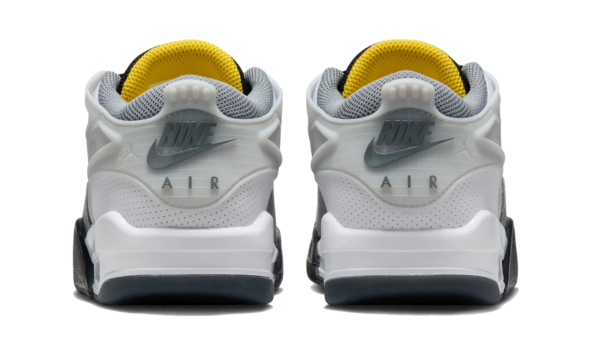Overkicks - Air Jordan 4 RM Premium White Black Smoke Grey Fire Red (GS) (IB8051-100) - imagen 6