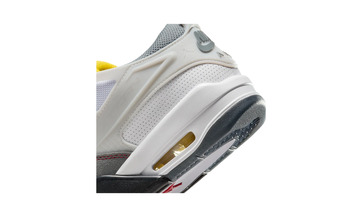 Overkicks - Air Jordan 4 RM Premium White Black Smoke Grey Fire Red (GS) (IB8051-100) - imagen 8