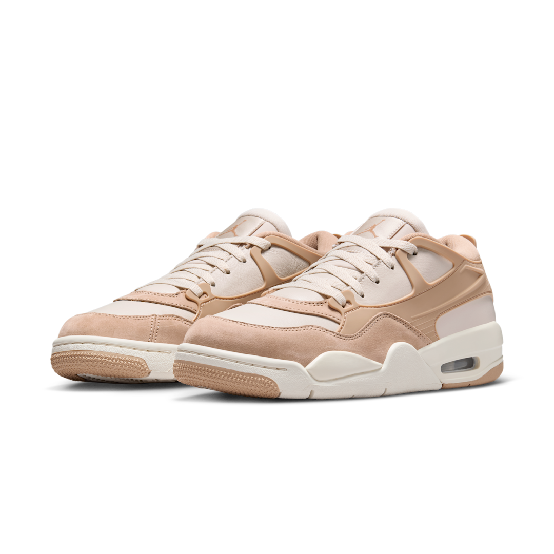Overkicks - Air Jordan 4 RM Rattan Light Orewood Brown (FQ7940-202) - vista trasera