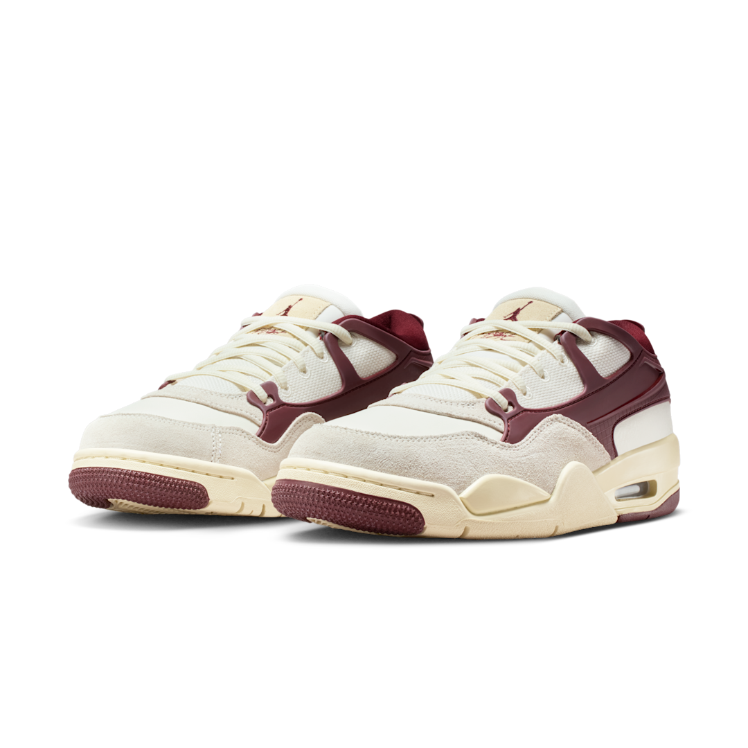 Overkicks - Air Jordan 4 RM Sail Dark Team Red Coconut Milk (FQ7940-101) - vista trasera