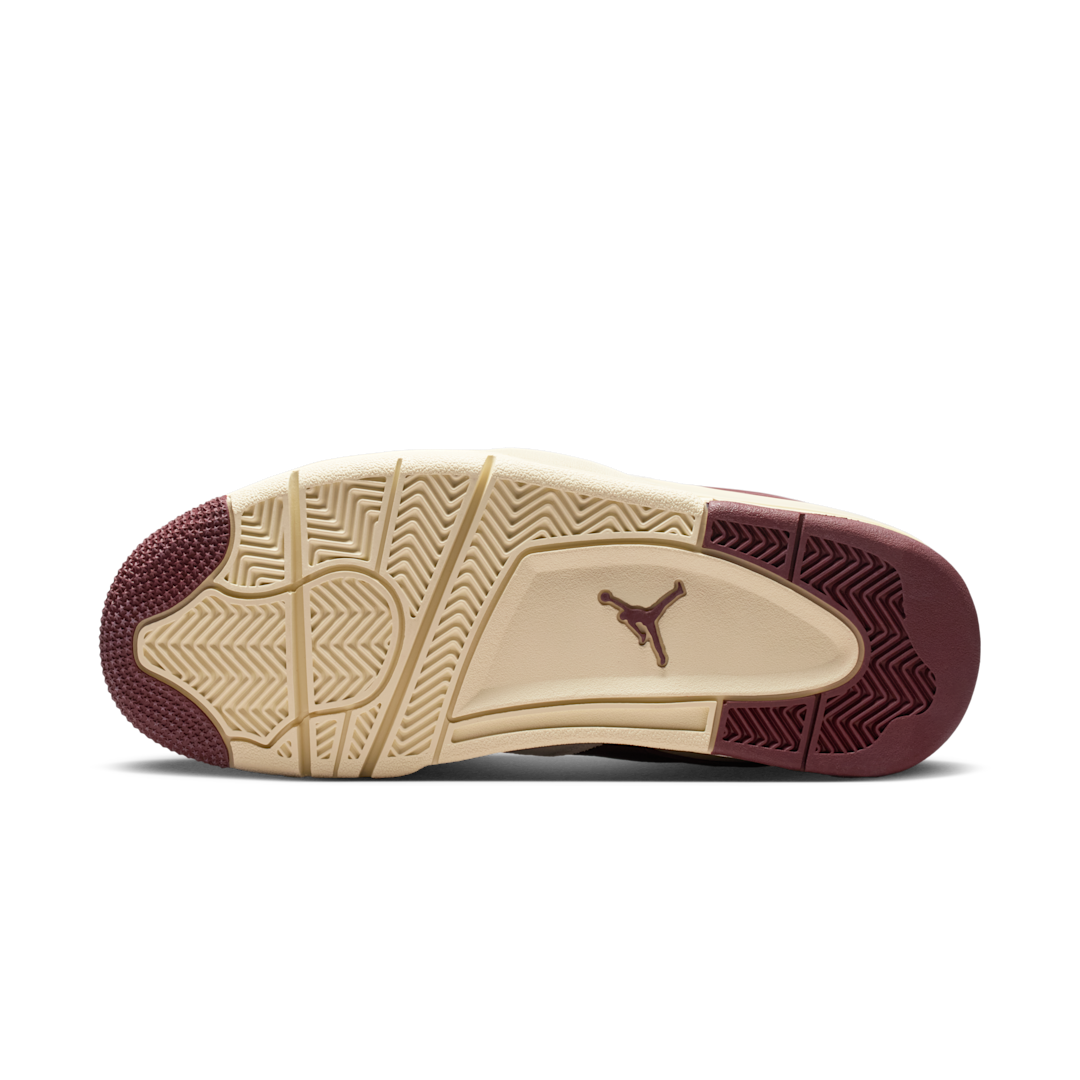 Overkicks - Air Jordan 4 RM Sail Dark Team Red Coconut Milk (FQ7940-101) - detalle suela