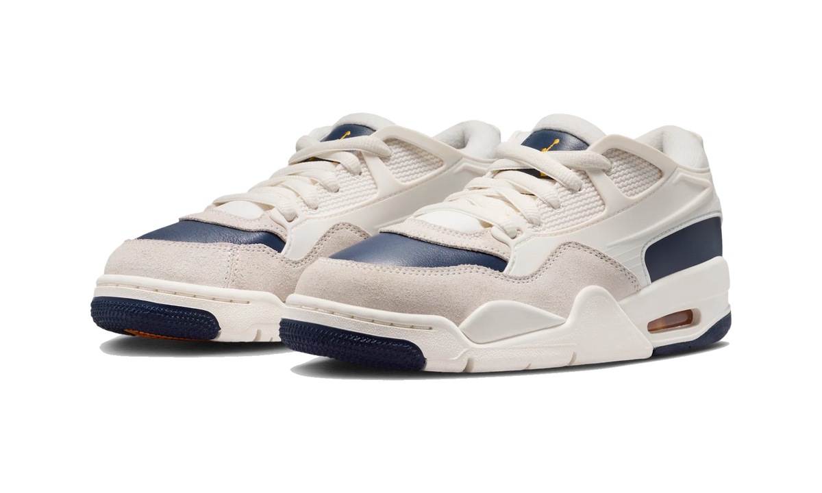 Overkicks - Air Jordan 4 RM Sail Midnight Navy (GS) (FQ7938-107) - imagen 2