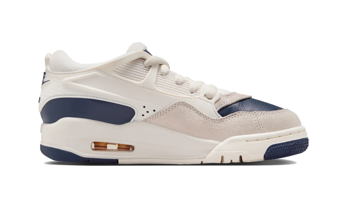 Overkicks - Air Jordan 4 RM Sail Midnight Navy (GS) (FQ7938-107) - imagen 4