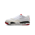 Air Jordan 4 RM White Black Neutral Grey Varsity Red (GS)