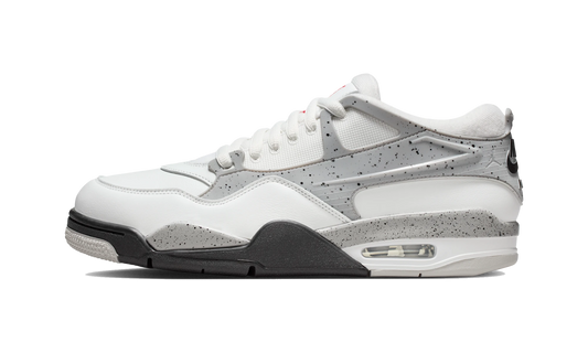 Overkicks - Air Jordan 4 RM White Cement (IO7434-121) - vista lateral