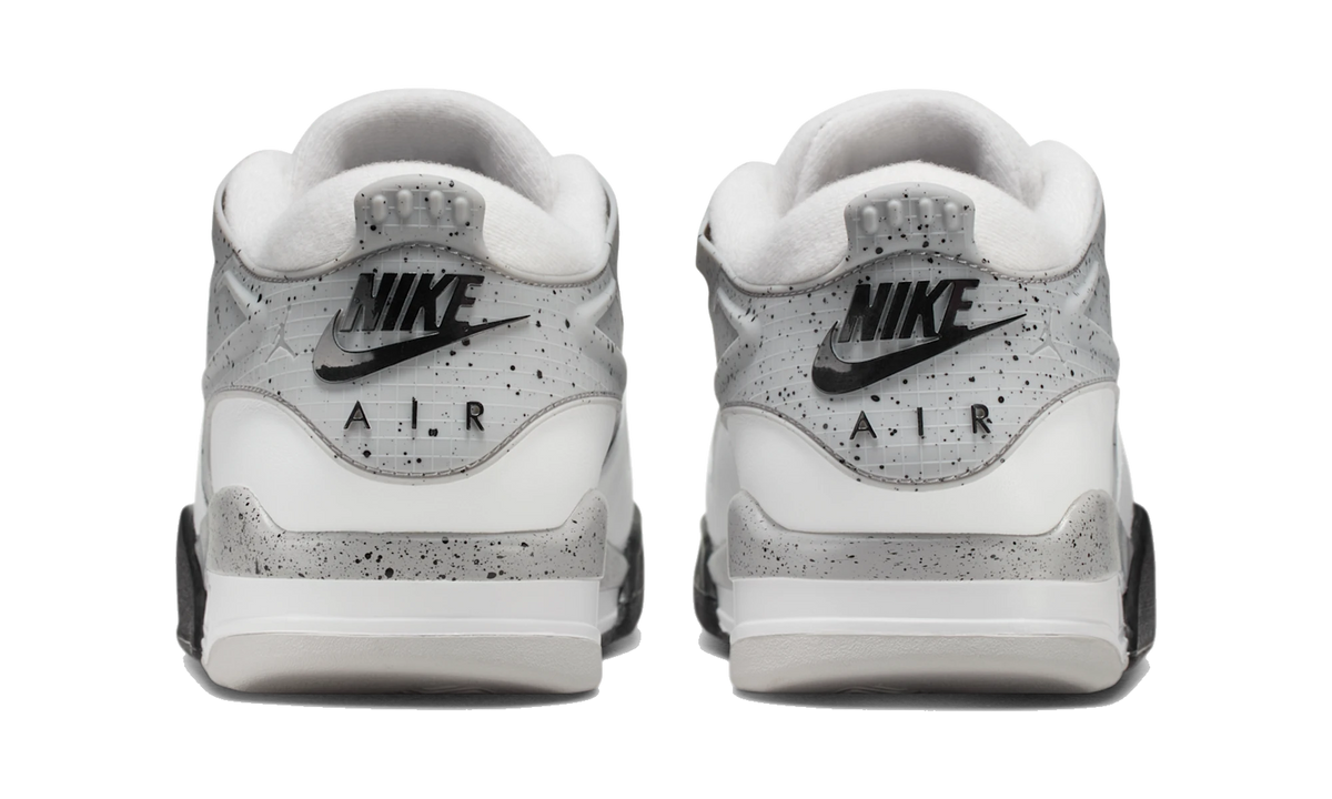 Overkicks - Air Jordan 4 RM White Cement (IO7434-121) - detalle talón