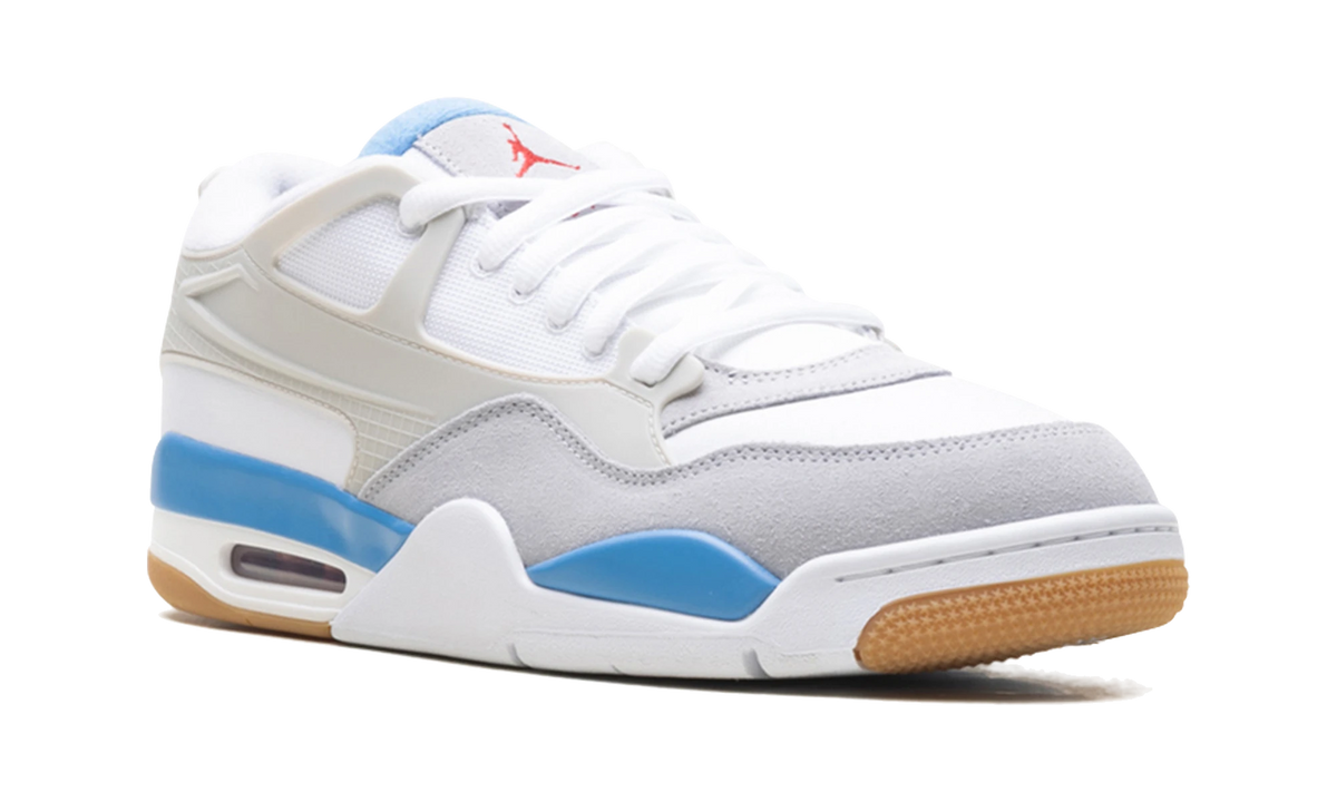 Overkicks - Air Jordan 4 RM White Legend Blue (FQ7939-104) - detalle lateral interior