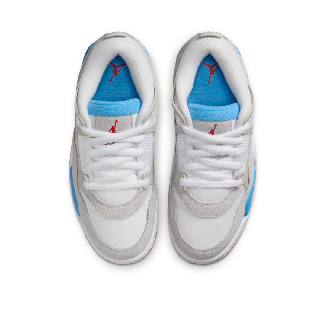 Overkicks - Air Jordan 4 RM White Legend Blue (GS) (FQ7938-104) - imagen 3