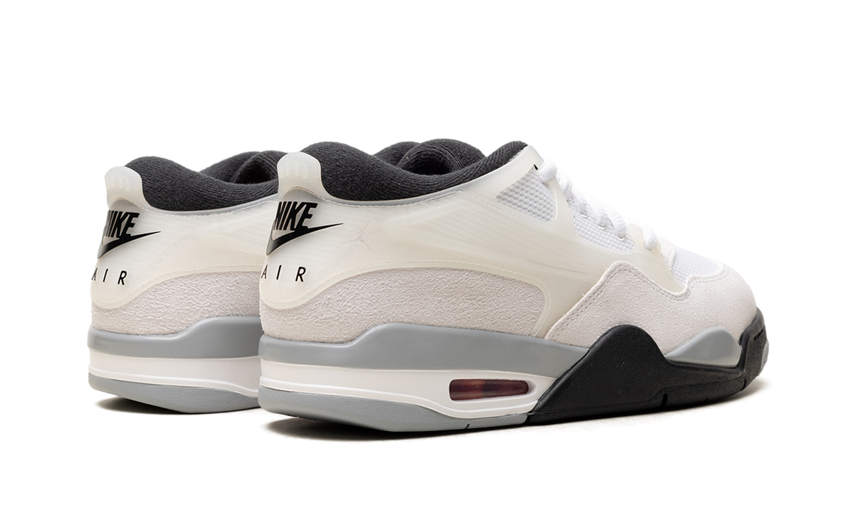 Overkicks - Air Jordan 4 RM White Light Smoke Grey Black (FQ7939-108) - par completo