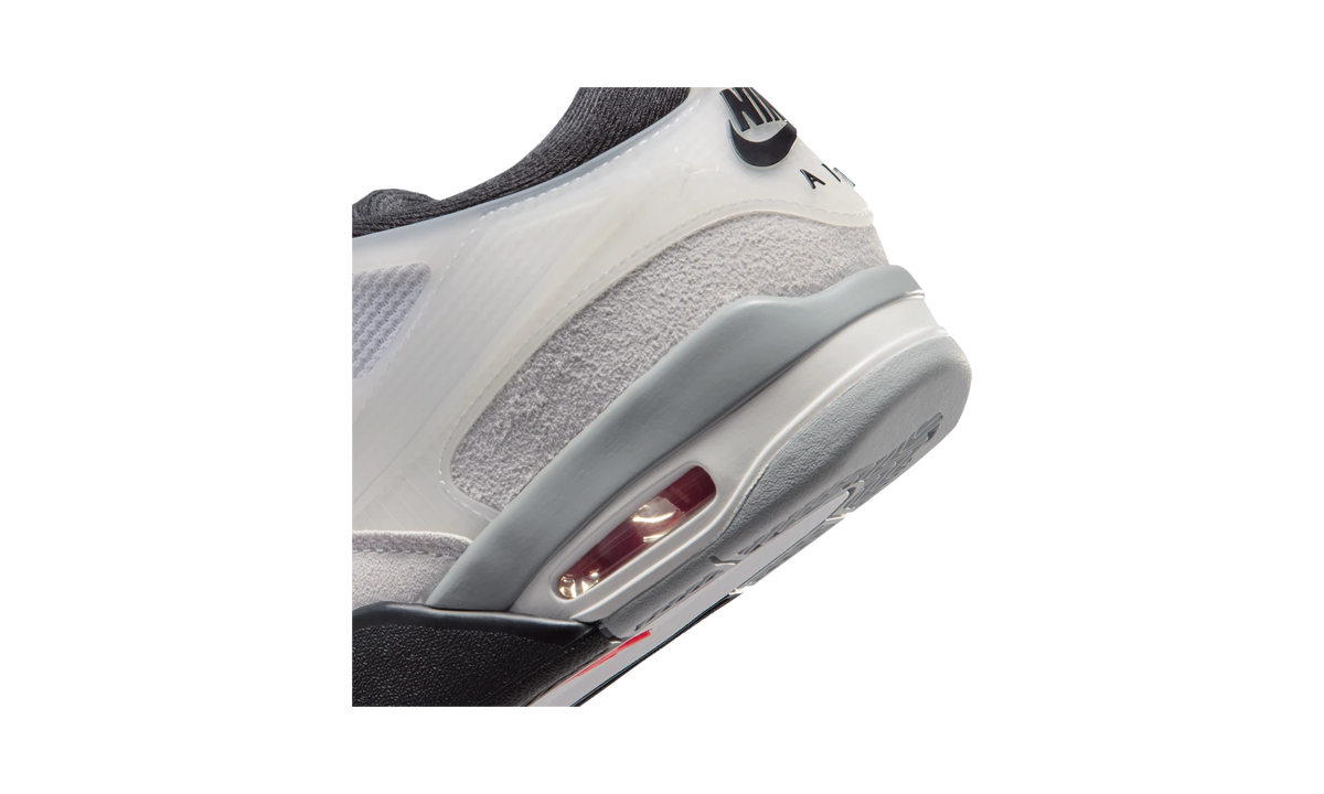 Overkicks - Air Jordan 4 RM White Light Smoke Grey Black (FQ7938-108) - detalle