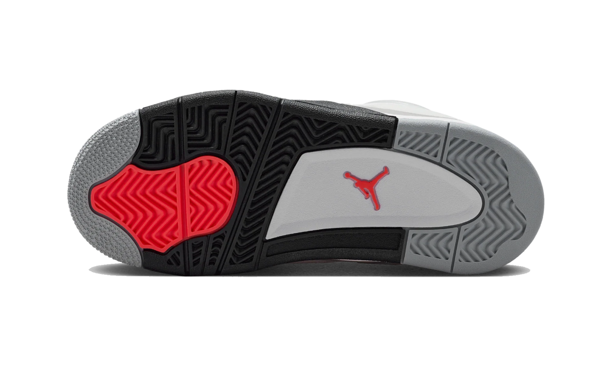 Overkicks - Air Jordan 4 RM White Light Smoke Grey Black (PS) (FQ7936-108) - imagen 3