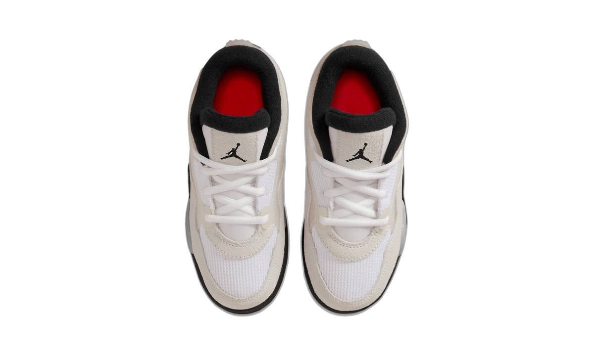 Overkicks - Air Jordan 4 RM White Light Smoke Grey Black (PS) (FQ7936-108) - imagen 5