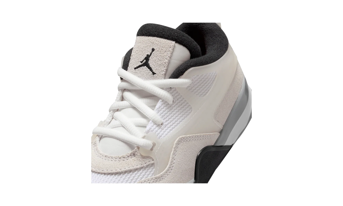 Overkicks - Air Jordan 4 RM White Light Smoke Grey Black (PS) (FQ7936-108) - imagen 7