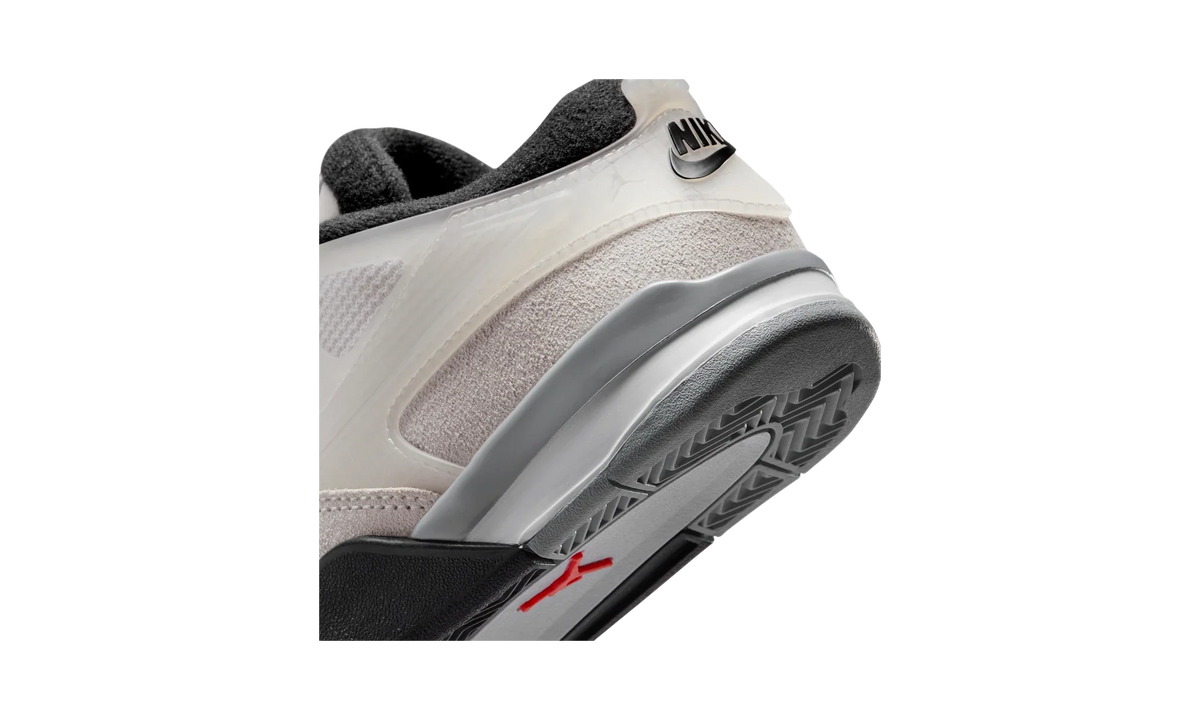 Overkicks - Air Jordan 4 RM White Light Smoke Grey Black (PS) (FQ7936-108) - imagen 8