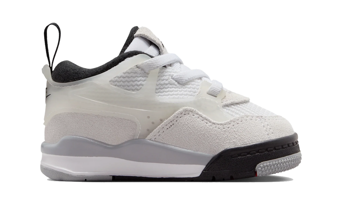 Overkicks - Air Jordan 4 RM White Light Smoke Grey Black (TD) (FQ7937-108) - imagen 4