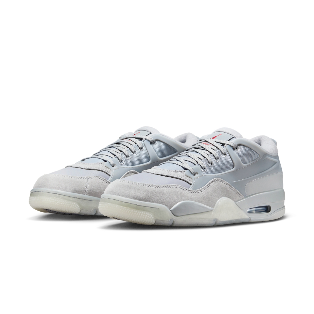 Overkicks - Air Jordan 4 RM Wolf Grey (FQ7939-005) - vista trasera