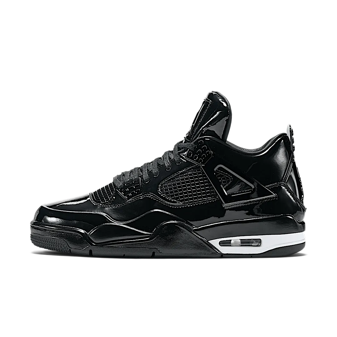 Overkicks - Air Jordan 4 Retro 11Lab4 Black (719864-010) - vista lateral