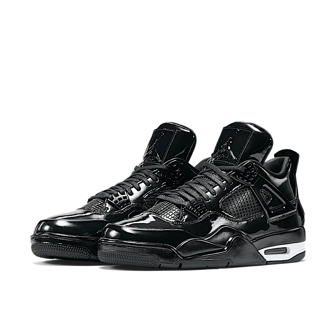 Overkicks - Air Jordan 4 Retro 11Lab4 Black (719864-010) - vista trasera