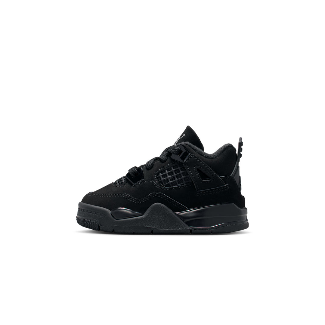 Overkicks - Air Jordan 4 Retro Black Cat (2025) (TD) (IB4387-010) - vista lateral