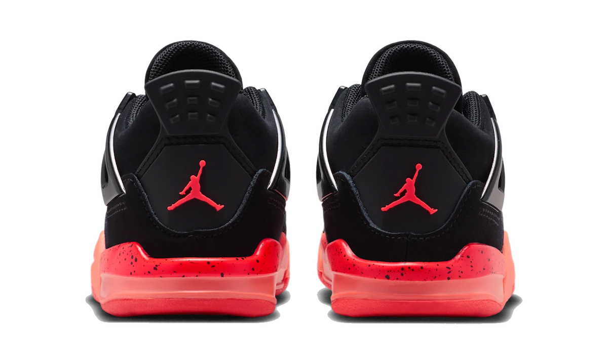 Overkicks - Air Jordan 4 Retro Black Infrared Barely Volt (TD) (II1270-001) - imagen 6