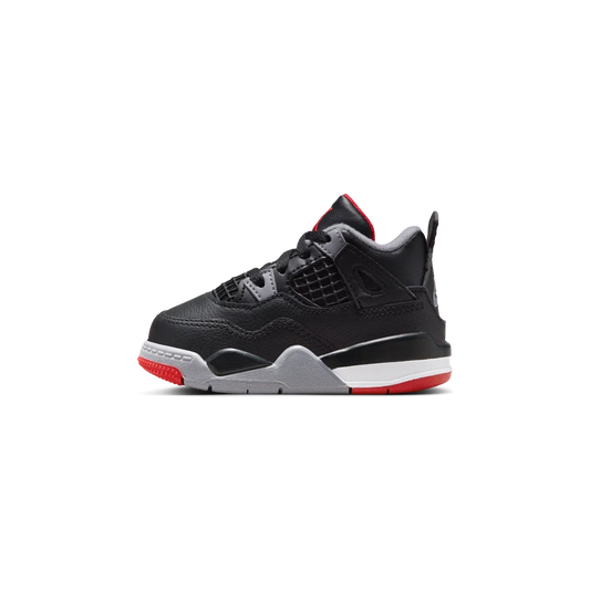 Overkicks - Air Jordan 4 Retro Bred Reimagined (TD) (BQ7670-006) - vista lateral