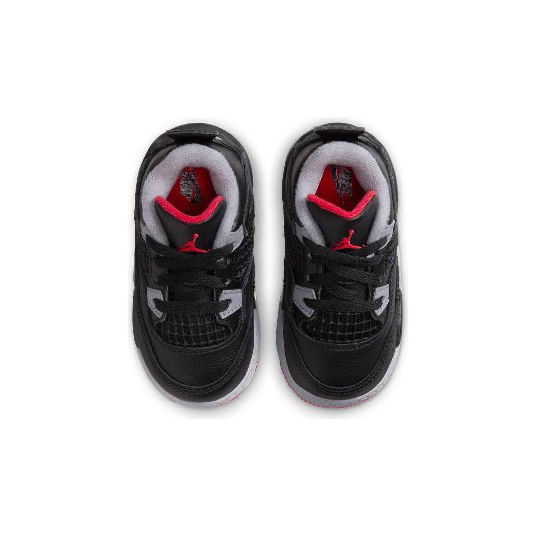 Overkicks - Air Jordan 4 Retro Bred Reimagined (TD) (BQ7670-006) - imagen 3