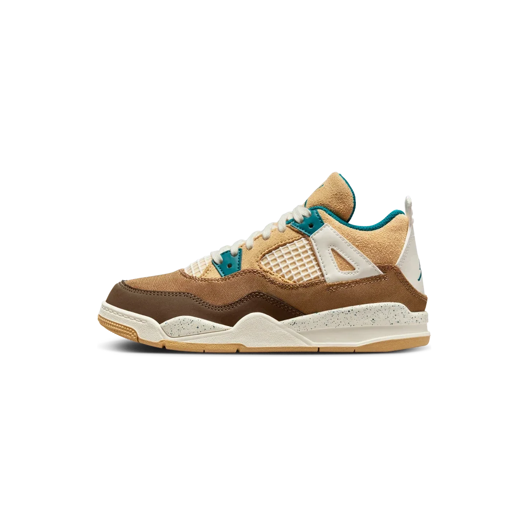 Overkicks - Air Jordan 4 Retro Cacao Wow (PS) (FB2213-200) - vista lateral