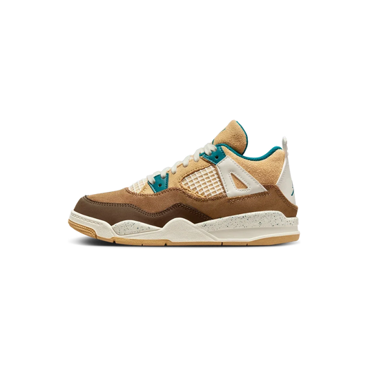Overkicks - Air Jordan 4 Retro Cacao Wow (PS) (FB2213-200) - vista lateral