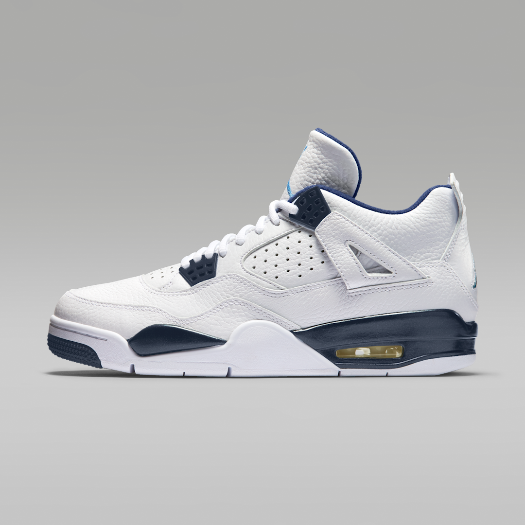 Overkicks - Air Jordan 4 Retro Columbia (2015) (314254-107) - vista lateral
