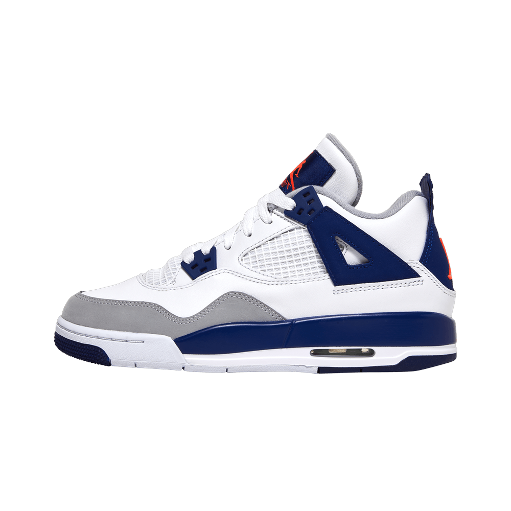 Overkicks - Air Jordan 4 Retro Deep Royal Blue (487724-132) - vista lateral