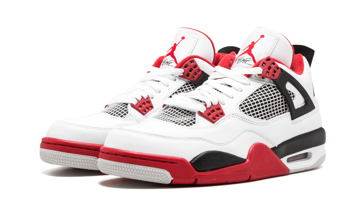 Overkicks - Air Jordan 4 Retro Fire Red (2012) (308497-110) - vista trasera