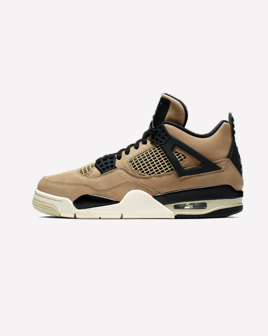 Overkicks - Air Jordan 4 Retro Fossil (Womens) (AQ9129-200) - vista lateral