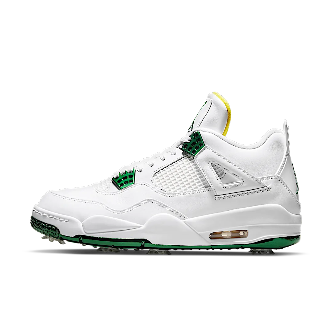 Overkicks - Air Jordan 4 Retro Golf Metallic Green (CZ2439-100) - vista lateral