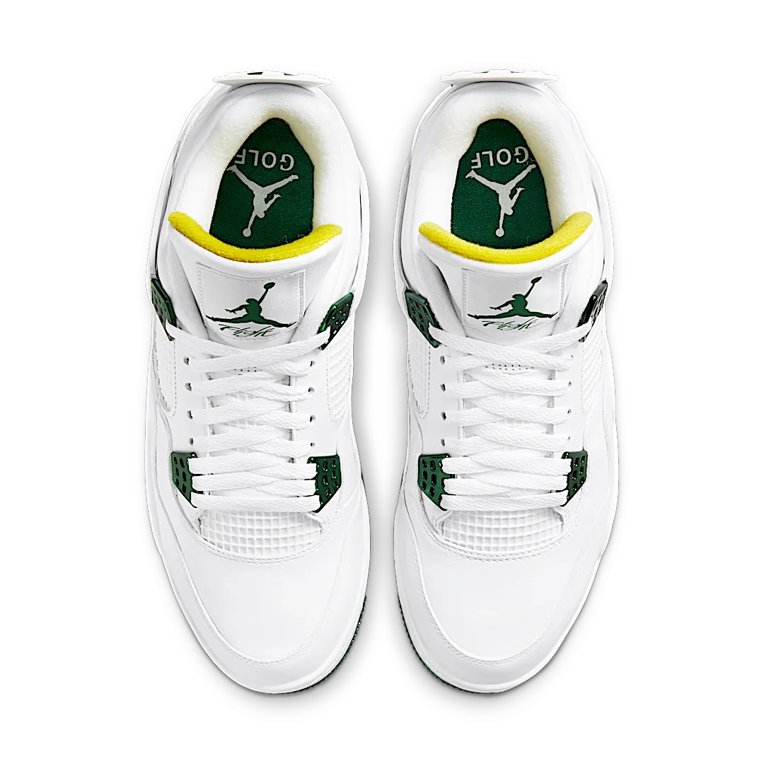 Overkicks - Air Jordan 4 Retro Golf Metallic Green (CZ2439-100) - par completo